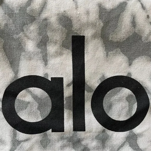 COPY - Alo Gray and White Tote Bag - Picture 2 of 2